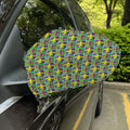Mardi Gras Fleur De Lis Pattern Print Car Side Mirror Covers