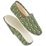 Mardi Gras Fleur De Lis Pattern Print Casual Shoes