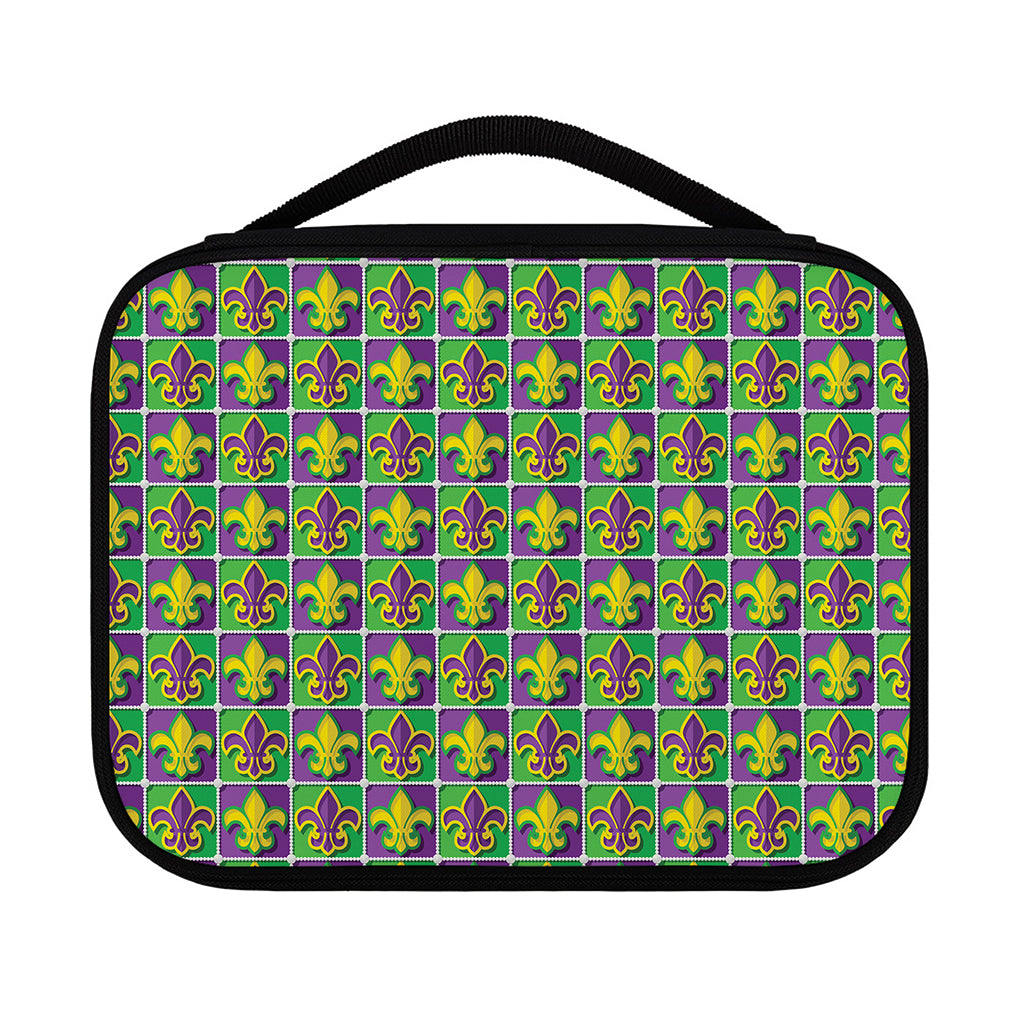 Mardi Gras Fleur De Lis Pattern Print Classic Bible Case