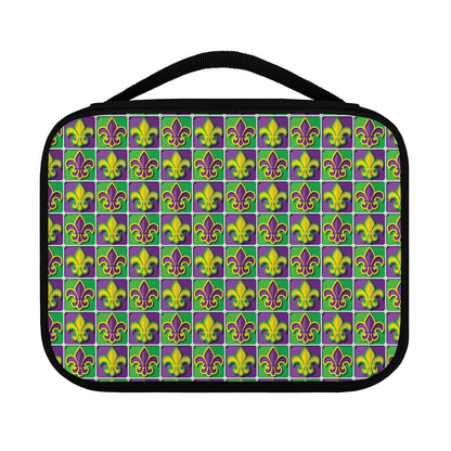 Mardi Gras Fleur De Lis Pattern Print Classic Bible Case