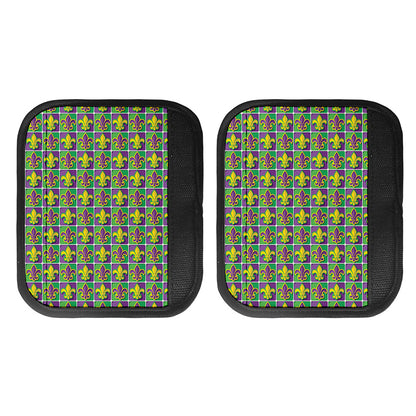 Mardi Gras Fleur De Lis Pattern Print Handle Covers