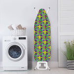Mardi Gras Fleur De Lis Pattern Print Ironing Board Cover