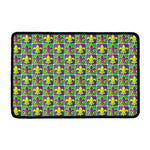 Mardi Gras Fleur De Lis Pattern Print Kitchen Mat