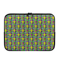 Mardi Gras Fleur De Lis Pattern Print Laptop Sleeve