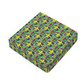 Mardi Gras Fleur De Lis Pattern Print Outdoor Seat Cushion Cover