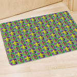 Mardi Gras Fleur De Lis Pattern Print Polyester Doormat