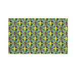 Mardi Gras Fleur De Lis Pattern Print Polyester Flag