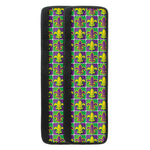 Mardi Gras Fleur De Lis Pattern Print Refrigerator Handle Covers