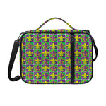 Mardi Gras Fleur De Lis Pattern Print Shoulder Strap Bible Bag