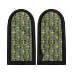 Mardi Gras Fleur De Lis Pattern Print Skillet Handle Cover