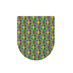 Mardi Gras Fleur De Lis Pattern Print Toilet Lid Cover