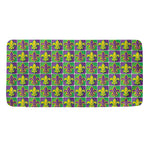 Mardi Gras Fleur De Lis Pattern Print Towel