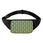 Mardi Gras Fleur De Lis Pattern Print Waist Bag
