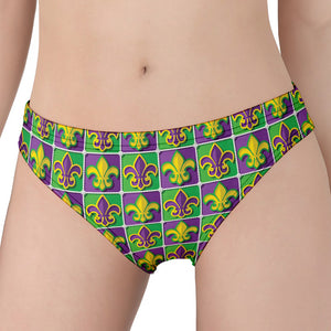 Mardi Gras Fleur De Lis Pattern Print Women's Panties