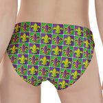 Mardi Gras Fleur De Lis Pattern Print Women's Panties