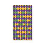 Mardi Gras Harlequin Pattern Print Baby Crib Sheet