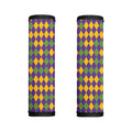 Mardi Gras Harlequin Pattern Print Handle Covers