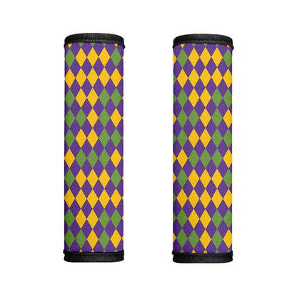 Mardi Gras Harlequin Pattern Print Handle Covers