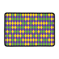 Mardi Gras Harlequin Pattern Print Kitchen Mat