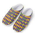 Mardi Gras Harlequin Pattern Print Mesh Casual Shoes