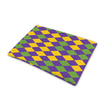 Mardi Gras Harlequin Pattern Print Pet Cooling Mat Cover