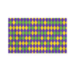Mardi Gras Harlequin Pattern Print Polyester Flag