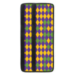 Mardi Gras Harlequin Pattern Print Refrigerator Handle Covers