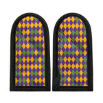 Mardi Gras Harlequin Pattern Print Skillet Handle Cover