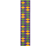 Mardi Gras Harlequin Pattern Print Table Runner