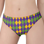 Mardi Gras Harlequin Pattern Print Women's Panties