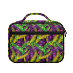 Mardi Gras Palm Leaf Pattern Print Briefcase Bible Bag