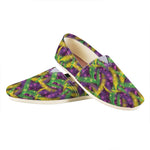 Mardi Gras Palm Leaf Pattern Print Casual Shoes