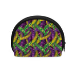 Mardi Gras Palm Leaf Pattern Print Coin Purse