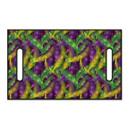 Mardi Gras Palm Leaf Pattern Print Golf Cart Seat Cover
