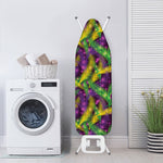Mardi Gras Palm Leaf Pattern Print Ironing Board Cover