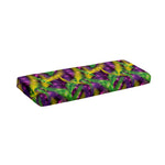 Mardi Gras Palm Leaf Pattern Print Piano Keyboard Cover