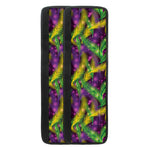 Mardi Gras Palm Leaf Pattern Print Refrigerator Handle Covers