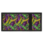 Mardi Gras Palm Leaf Pattern Print Trifold Wallet