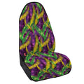 Mardi Gras Palm Leaf Pattern Print Waterproof Car Seat Cover
