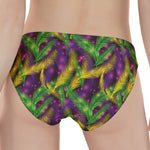 Mardi Gras Palm Leaf Pattern Print Women's Panties