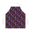 Mardi Gras Party Pattern Print Adjustable Apron
