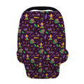Mardi Gras Party Pattern Print Baby Seat Cover