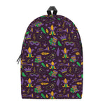 Mardi Gras Party Pattern Print Backpack