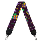 Mardi Gras Party Pattern Print Bag Strap