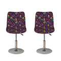 Mardi Gras Party Pattern Print Bar Stool Covers