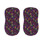 Mardi Gras Party Pattern Print Bar Stool Covers