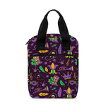 Mardi Gras Party Pattern Print Bible Tote Bag