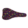 Mardi Gras Party Pattern Print Bicycle Seat Cover