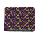 Mardi Gras Party Pattern Print Bifold Wallet