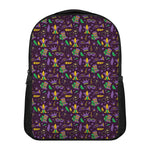 Mardi Gras Party Pattern Print Casual Backpack